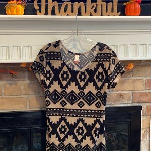 Black& Tan Dress